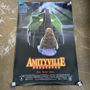 Amityville Dollhouse 1996 Home Video Horror Movie Poster 27X40 Rare